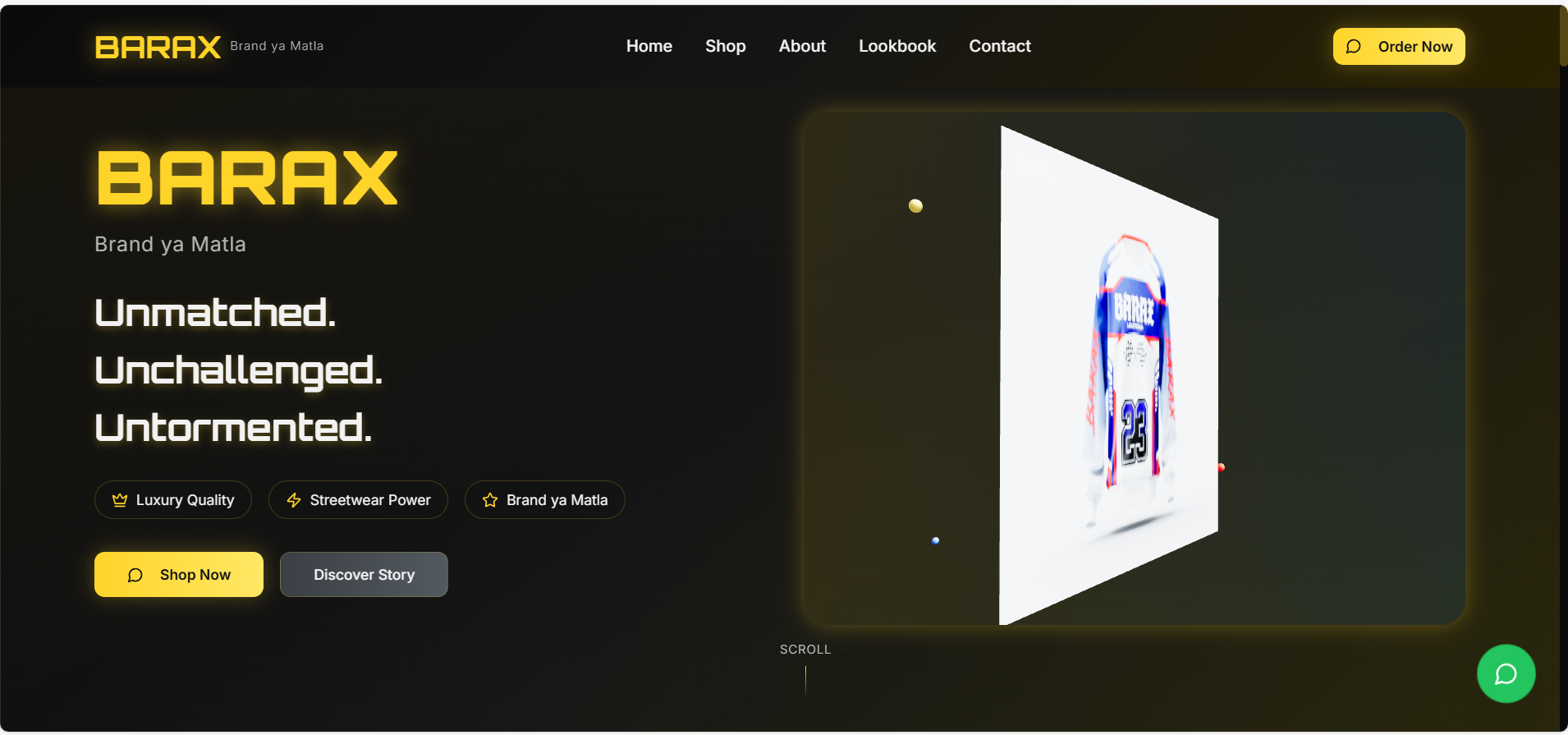 Barax Clothing - E-Commerce project by KreativG Studio